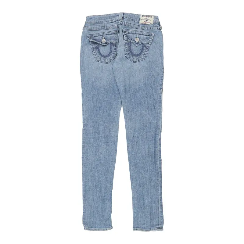 Made in USA True Religion Skinny Jeans - 29W UK 6 Blue Cotton