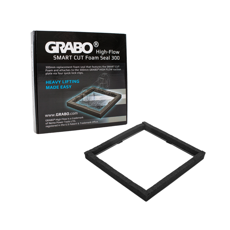 GRABO Smart Cut Foam Seal 300 for Textured Pavers, 150 lb