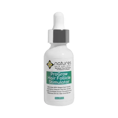 ProGrow-Hair Follicle Stimulator-Saturates With Potent Hair Growth Nutrients, Extends the hair growth cycle, increases scalp ...