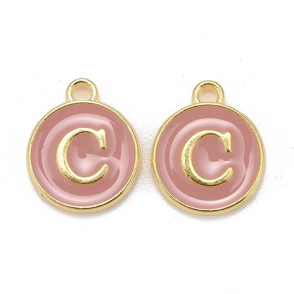 Golden Plated Alloy Enamel Charms