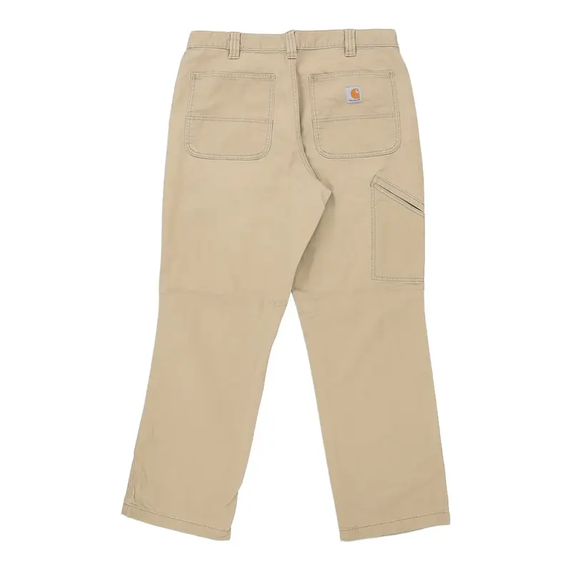 Carhartt Trousers - 34W 30L Beige Cotton