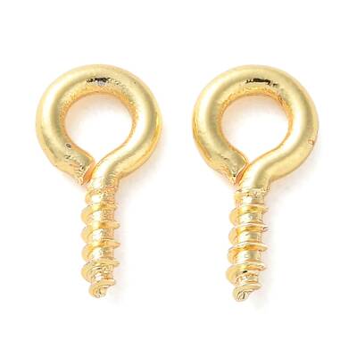 Brass Screw Eye Pin Peg Bails
