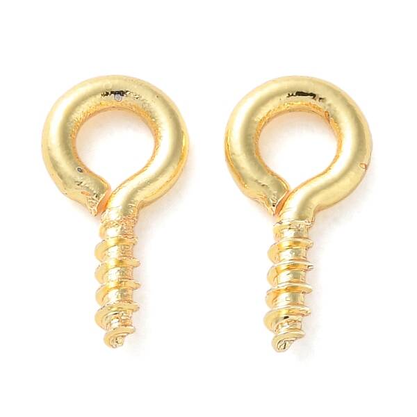 Brass Screw Eye Pin Peg Bails
