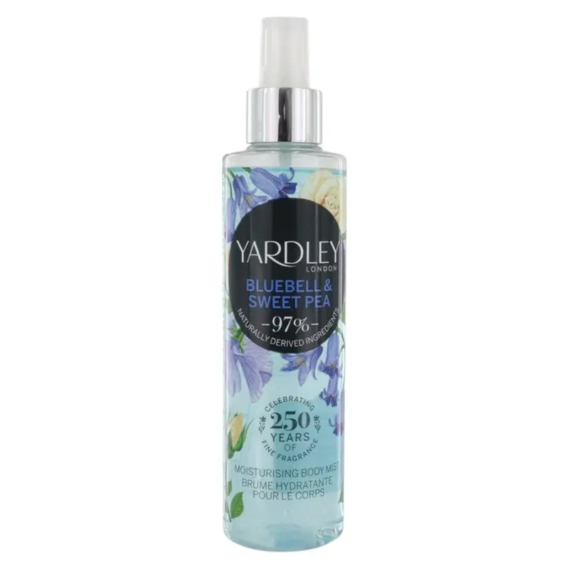 Yardley Bluebell and Sweetpea Spray profumato per donna 200 ml