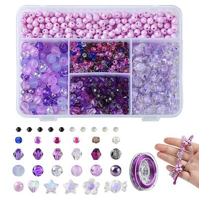 DIY Acrylic & Seed Beaded Stretch Bracelet Making Kit