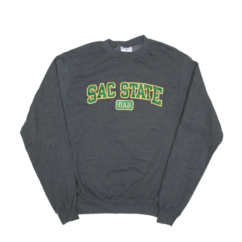 CHAMPION SAC State Dad USA Sweatshirt Grey Mens S