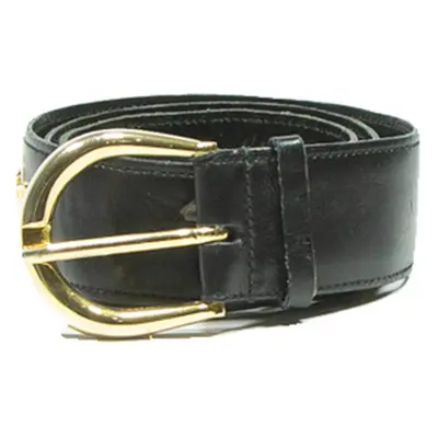 Girls Studded Belt Black Faux Leather 32