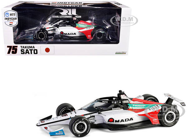 Dallara IndyCar #75 Takuma Sato AMADA Rahal Letterman Lanigan Racing NTT IndyCar Series (2024) 1/18 Diecast Model Car by Gree...