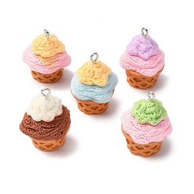 3D Opaque Resin Pendants