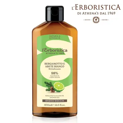 Herbalism By Athena's shower gel bergamot & white fir 400ml