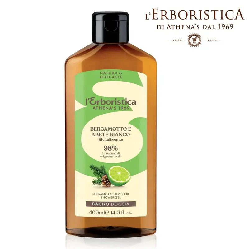 Herbalism By Athena's shower gel bergamot & white fir 400ml