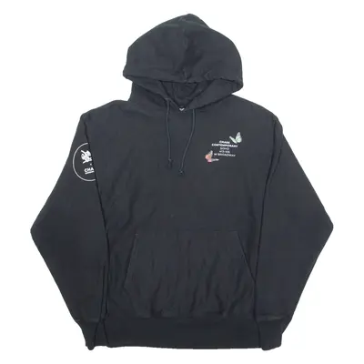 CHAMPION REVERSE WEAVE Chase Contemporary Mens Black Hoodie L