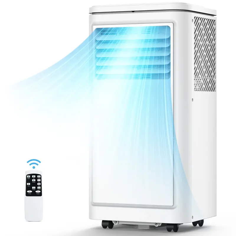 8000BTU--14000 BTU Portable Air Conditioners, Cools up to 300 Sq.ft--700 Sq.ft, Portable AC Built-in Cool, Dehumidifier, Fan ...