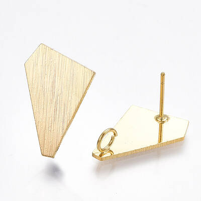 Brass Stud Earring Findings