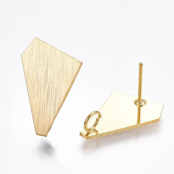 Brass Stud Earring Findings
