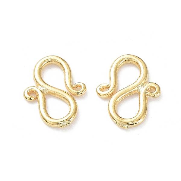 Brass S-Hook Clasps
