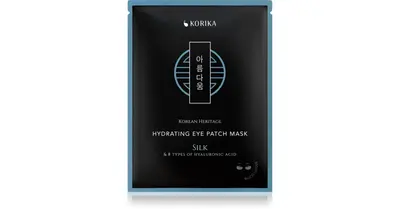 KORIKA Korean Heritage Silk & 8 Types of Hyaluronic Acid Hydrating Eye Mask 2pcs