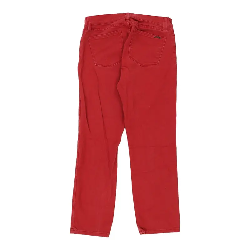 Ralph Lauren Petite Jeans - 30W UK 8 Red Cotton