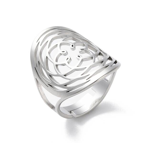 304 Stainless Steel Open Rings for Women