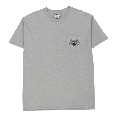 Allentown, Pennsylvania Harley Davidson Graphic T-Shirt - Large Grey Cotton