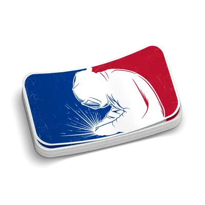 RWB Welder - Hard Hat Decal