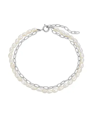 Lamera Bracelet | Metal Color: Silver | Length: Adjustable 6 - 7 inches