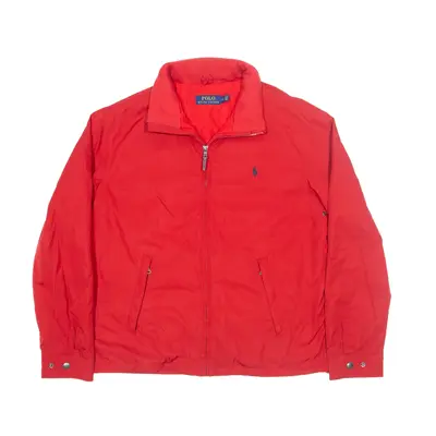 POLO RALPH LAUREN Fleece Lined Insulated Jacket Red Mens L