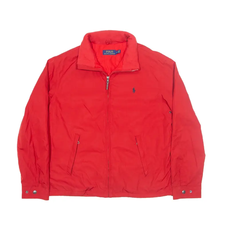 POLO RALPH LAUREN Fleece Lined Insulated Jacket Red Mens L