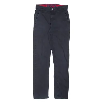 LEVI'S 502 Jeans Boys Black Regular Tapered W25 L27
