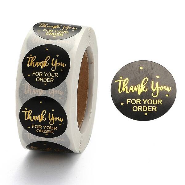 1 Inch Thank You Adhesive Label Stickers