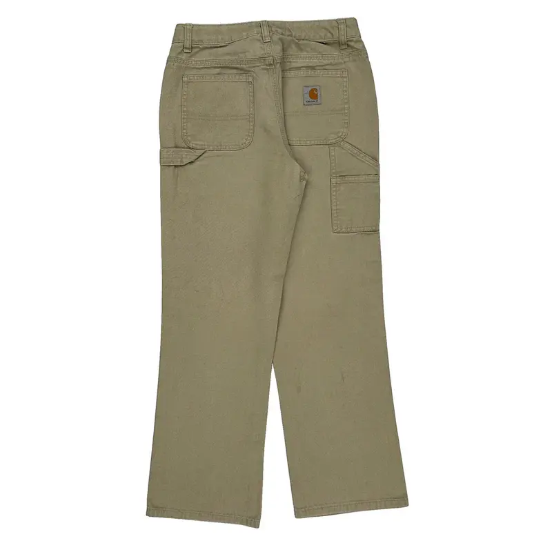 Carhartt Carpenter Trousers - 28? Waist Beige Cotton