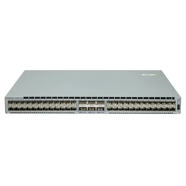 DCS-7280SR-48C6-R Arista 7280R 48x 10GbE SFP+ and 6x 100GbE QSFP Switch Rear-to-front Airflow 2x AC Power Supplies and 2x C13...
