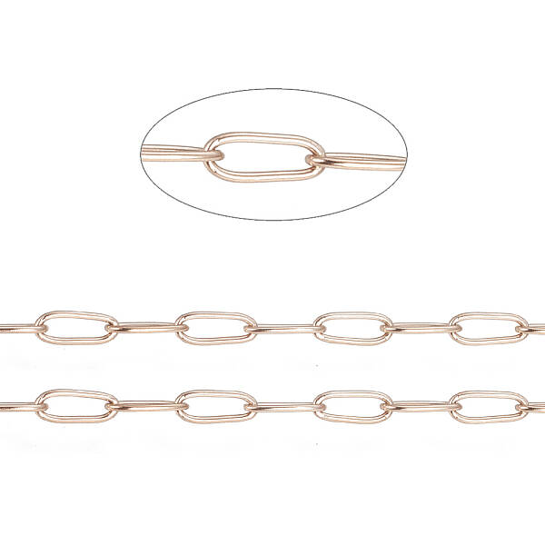 Ion Plating(IP) 304 Stainless Steel Paperclip Chains
