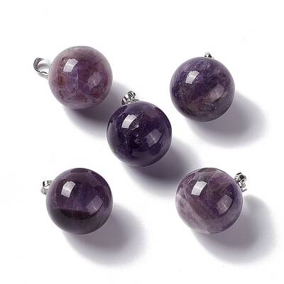 Natural Amethyst Pendants