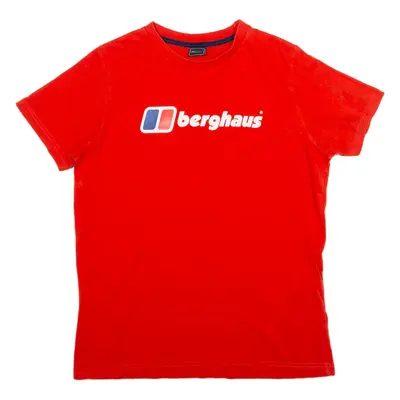 BERGHAUS Mens T-Shirt Red S
