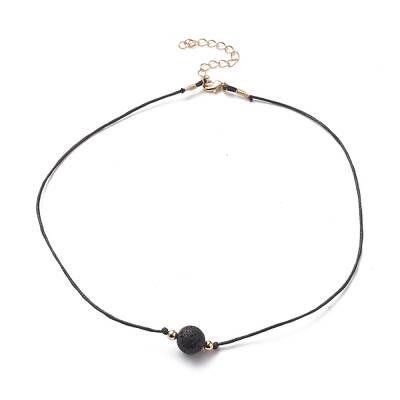 Natural Lava Rock Beaded Necklaces