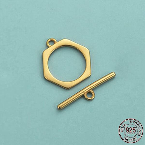 Rack Plating 925 Sterling Silver Toggle Clasps