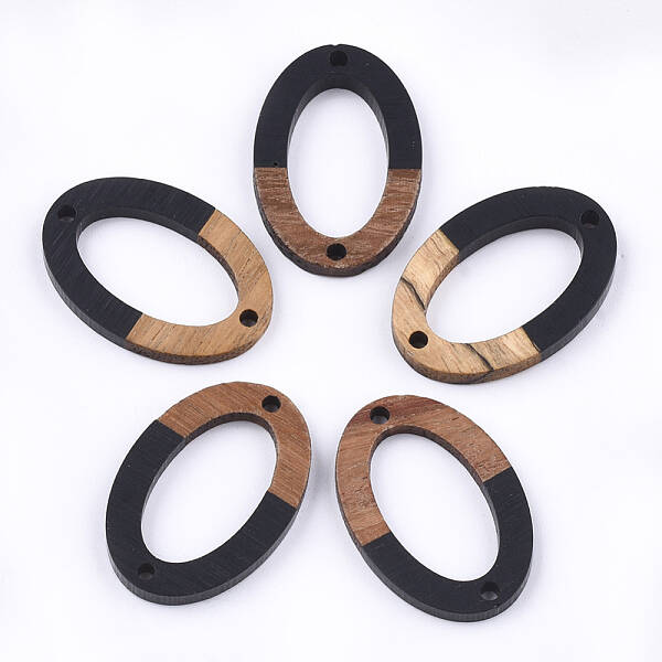 Resin & Walnut Wood Links connectors