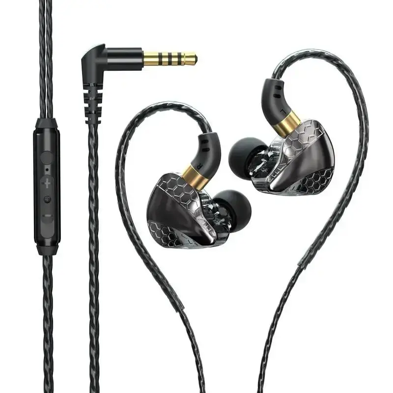 In-ear Subwoofer Wired Sports Headset With Microphone, Widely Compatible & Clear Sound Quality Communication Game Tool