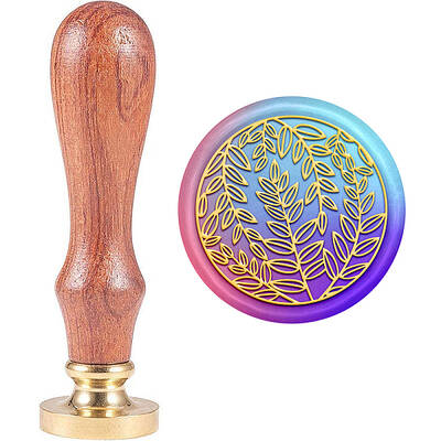 Brass Wax Seal Stamp with Handle