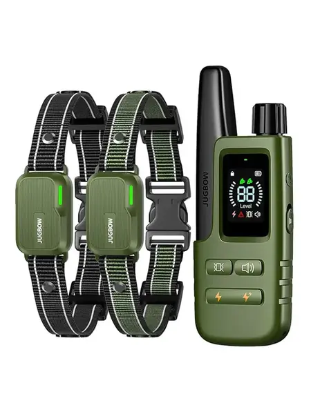 Jugbow Dog Training Collar 2 Dogs - 4200FT with Remote, 4 Training Modes, Security Lock,IPX7 Waterproof E Collar for Dogs Tra...