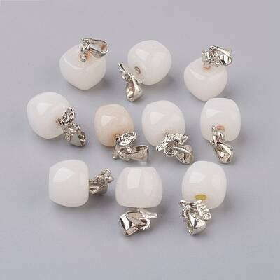 Natural White Jade Pendants