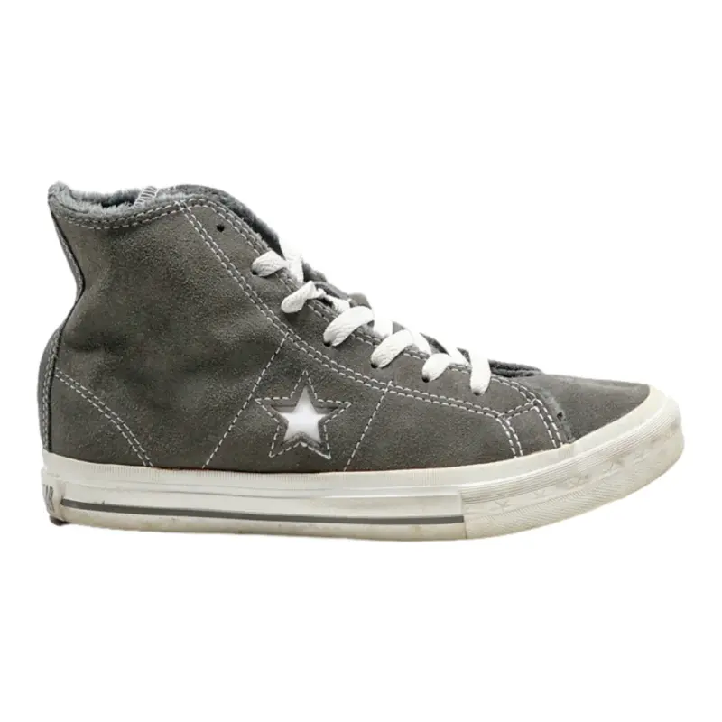 CONVERSE High Top Trainers Grey Suede Womens UK 5