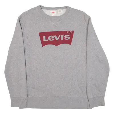 LEVI'S Womens Sweatshirt Grey M
