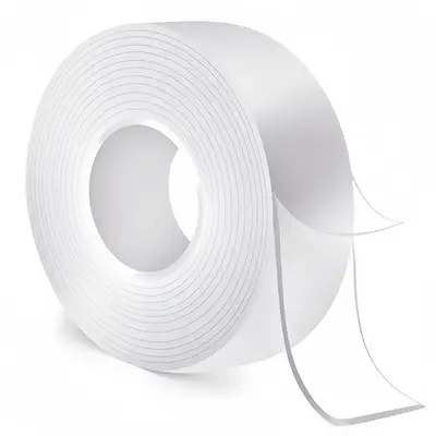 DOuble Sided Tape Heavy Duty(9.85FT), Nano Double Sided Adhesive Tape, Clear Mounting Tape Picture Hanging Adhesive Strips.