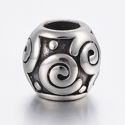 304 Stainless Steel European Beads
