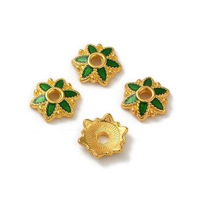 Alloy Enamel Beads Caps