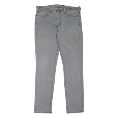LEVI'S 511 Jeans Mens Grey Slim Straight W36 L34