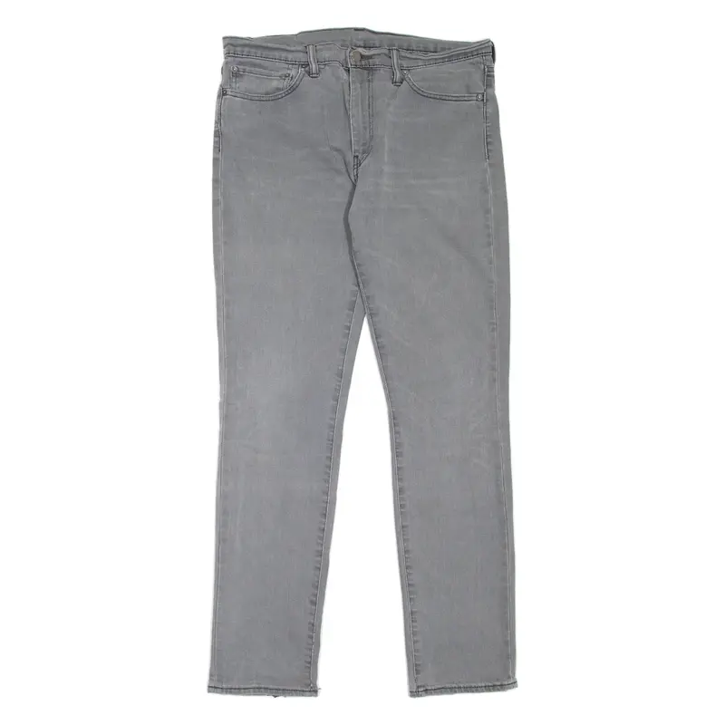 LEVI'S 511 Jeans Mens Grey Slim Straight W36 L34