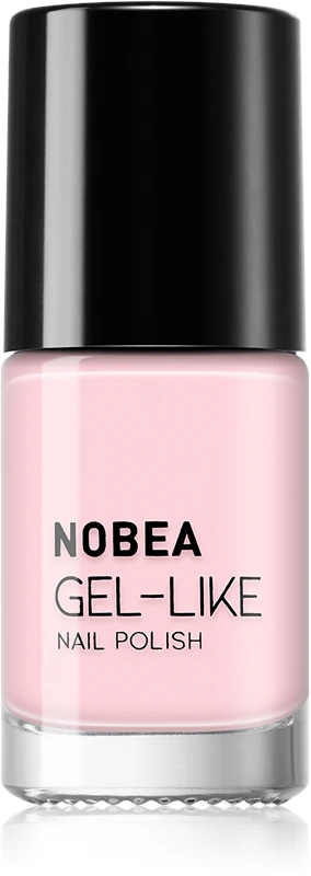 NOBEA Day-to-Day Gel-like nail polish gel effect color Misty rose #N59 6 ml